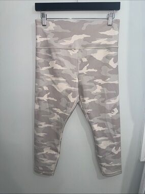 Athleta Neutral Camo High-Rise Leggings in Taupe & Cream